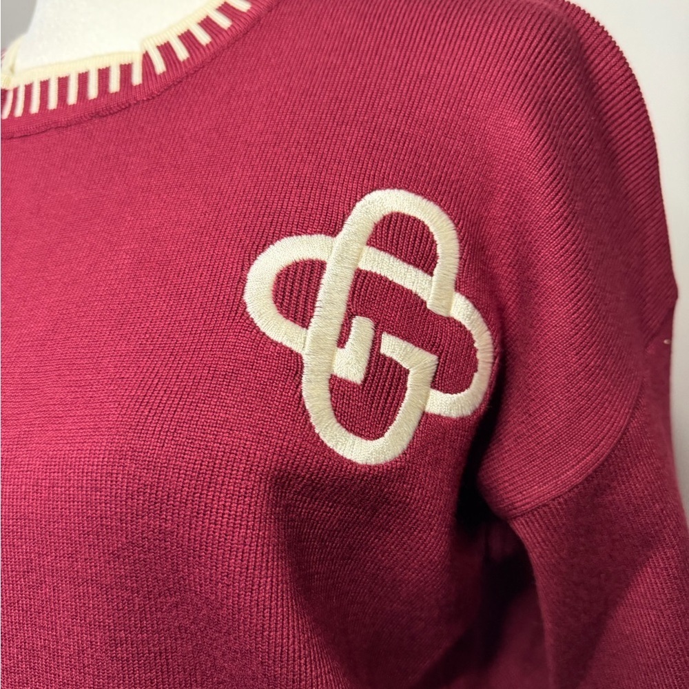 Burgundy Knit Sweater and Pants Set - Picture 6 of 6